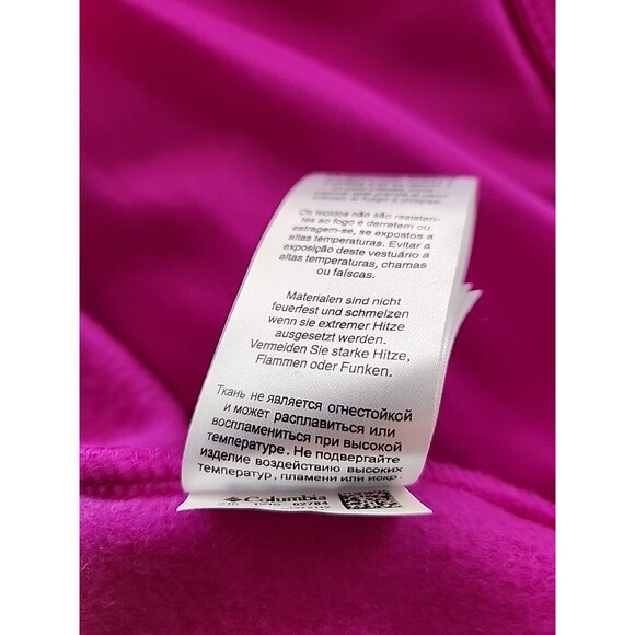 Columbia Womens 1X Benton Springs Full-Zip Fleece Jacket Zipper Pockets - Picture 14 of 15